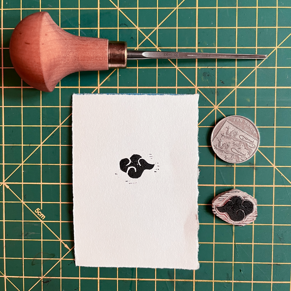 Read more about the article Tiny Print Tuesday Printmaking Project: Cloud