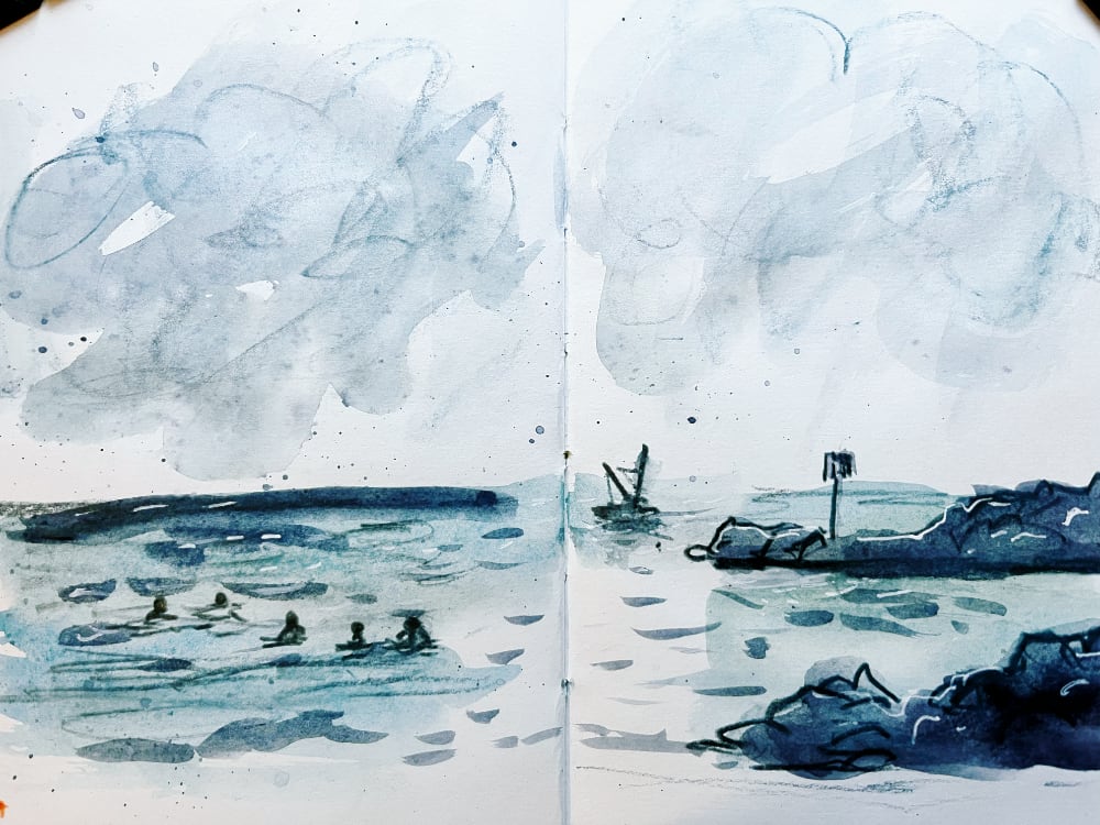 Read more about the article Sketching on Location – Lyme Regis